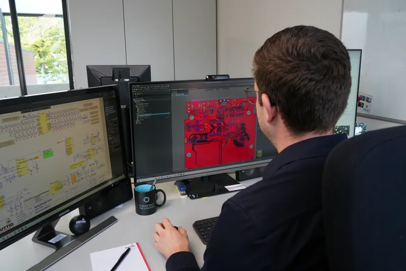 Layout-Arbeitsplatz