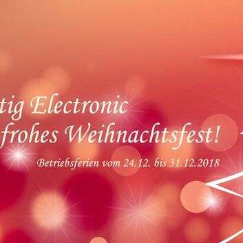 Das Team von Kuttig Electronic wünscht Ihnen ein frohes Weihnachtsfest!