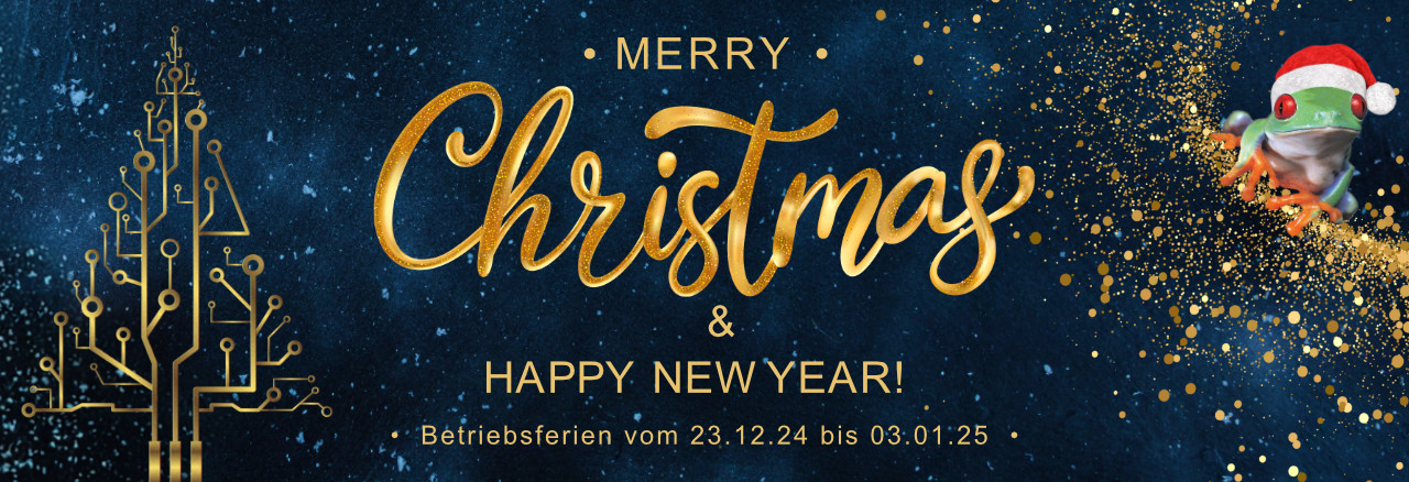 Das Team von Kuttig Electronic wünscht Ihnen ein frohes Weihnachtsfest und ein gutes Neues Jahr!